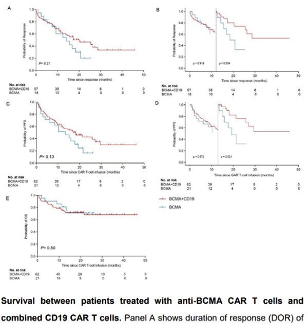 复发/难治MM 抗BCMA和抗CD19 CAR T联合治疗研究